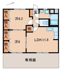 カルム宮の物件間取画像